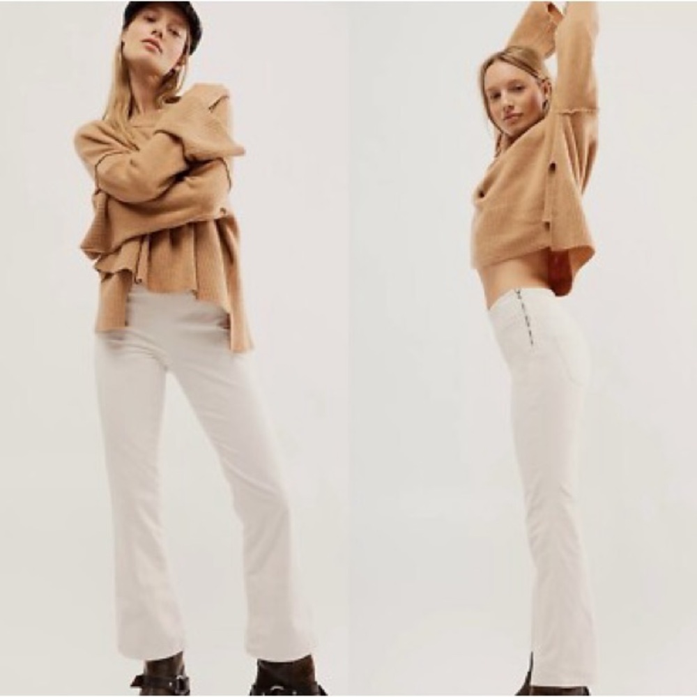 FREE PEOPLE IN MY FEELINGS CORD CROP PANTS ❤️NWT❤️IN STORES❤️